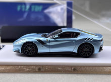 Load image into Gallery viewer, SH 1:64 Ice Blue F12 TDF V12 Racing Sports Model Diecast Metal Car New Collection
