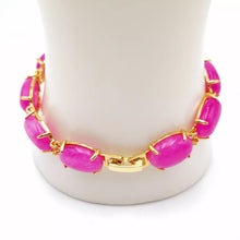 Load image into Gallery viewer, Nature Jade Beaded Bracelet Jewelry Blessing Lucky Fortune Gift For Her Pink New
