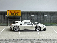 Load image into Gallery viewer, FINE 1:64 White Novitec SF90 Wheel Racing Sports Model Diecast Metal Car New
