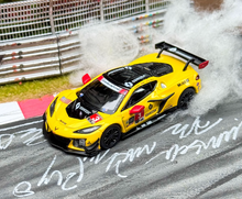 Load image into Gallery viewer, MINIGT 1:64 Yellow Corvette Z06 GT3 #3 2024 ISMA Model Diecast Metal Car New Collection
