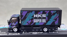 Load image into Gallery viewer, MT 1:64 Black HKS H300 Tow Box Truck Custom Model Diecast Metal Car New Collection
