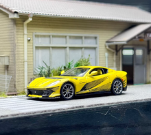 Load image into Gallery viewer, BBR 1:64 Yellow 812 Competitizone Racing Sports Model Diecast Metal Car New Collection
