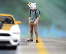 Load image into Gallery viewer, 1:64 Painted Figure Model Miniature Resin Diorama Sand Transformer Head Man Toy Collection
