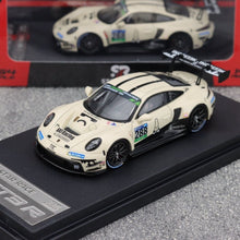 Load image into Gallery viewer, SR 1:64 Beige 911 GT3 R #288 Racing Sports Model Diecast Metal Car New Collection
