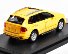 Load image into Gallery viewer, SW 1:64 Yellow Cayenne Turbo S Luxury SUV Sports Model Diecast Metal Car New Collection
