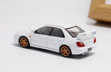 Load image into Gallery viewer, 1:64 Furuya White Impreza WRX STI VIII 8 Sedan Model Diecast Metal Car New Collection
