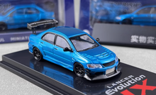 Load image into Gallery viewer, CM 1:64 Blue JDM Lancer Evo 9 IX Voltex Sports Model Diecast Metal Car New Collection
