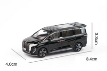 Load image into Gallery viewer, XCARTOYS 1:64 Black Hongqi HQ9 MPV Mini Van Model Diecast Metal Car
