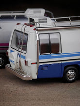 Load image into Gallery viewer, MK 1:64 Blue APA GMC Motor Home Road Trip RV Van Model Diecast Resin Car New Collection
