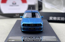 Load image into Gallery viewer, OM 1:64 Blue M3 E30 Widebody Sports Model Diecast Metal Car New Collection
