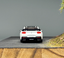 Load image into Gallery viewer, CM 1:64 White Mustang Dark Horse Coupe Sports Model Diecast Metal Car New Collection
