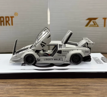 Load image into Gallery viewer, Topart 1:64 Gray LBWK Countach #41 Sports Model Diecast Metal Car New Collection
