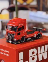 Load image into Gallery viewer, GCD 1:64 Red UD Quon LBWK Truck Tractor #5 Sports Model Diecast Metal Car New Collection

