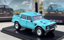 Load image into Gallery viewer, Shadow 1:64 Blue LM002 V12 LSUV Pickup Truck Model Diecast Metal Car New Collection
