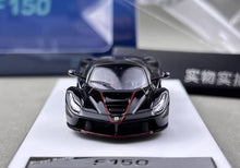 Load image into Gallery viewer, SB 1:64 Black F150 Racing Sports Model Diecast Metal Car New Collection
