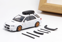 Load image into Gallery viewer, 1:64 Furuya White Impreza WRX STI VIII 8 Wagon Model Diecast Metal Car New Collection
