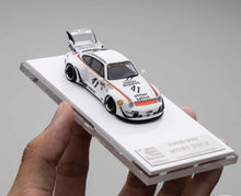Load image into Gallery viewer, XKE 1:64 White 911 RWB 993 #41 LBWK Sports Model Diecast Metal Car New Collection
