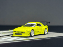 Load image into Gallery viewer, Tarmac 1:64 Yellow RX-7 FC3s Widebody Sports Model Diecast Metal Car New Collection
