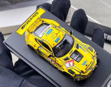 Load image into Gallery viewer, RM 1:64 Yellow AMG GTS Coupe Sports Model Diecast Metal Car New Collection
