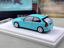 Load image into Gallery viewer, FH 1:64 Blue JDM Civic Type R EK9 Hatchback Sports Model Diecast Metal Car New Collection
