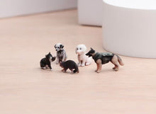 Load image into Gallery viewer, 1:64 Painted Figure Model Miniature Resin Diorama Sand Cats and Dogs Set Pet Toy
