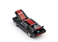 Load image into Gallery viewer, Poprace 1:64 Black Red Shelby Mustang GT500 Sports Model Diecast Metal Car New Collection
