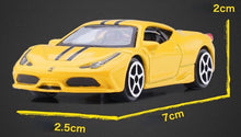 Load image into Gallery viewer, Bburago 1:64 Yellow Ferrari 458 Italia Racing Sports Model Toy Metal Car BN
