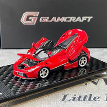 Load image into Gallery viewer, 1:64 GLAMCRAFT Red Lafeerrari Racing Sports Open Model Diecast Metal Car New Collection
