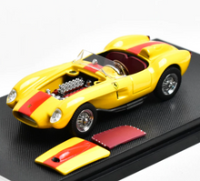 Load image into Gallery viewer, GFCC 1:64 Yellow Stripe 1957 250TR Convertible Model Diecast Metal Car New Collection
