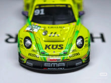 Load image into Gallery viewer, TH 1:64 Yellow 911 GT3 R 2024 DTM #91 Racing Sport Model Diecast Metal Car New Collection
