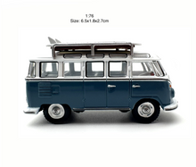 Load image into Gallery viewer, 1:76 Blue VW T1 Samba Camper Mini Van Sports Model Diecast Metal Car New Collection
