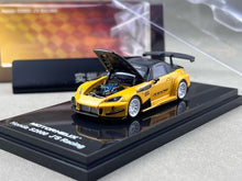 Load image into Gallery viewer, MH 1:64 Yellow Carbon S2000 Widebody Sports Model Diecast Metal Car New Collection
