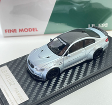 Load image into Gallery viewer, Fine 1:64 Silver M3 E92 Widebody Sports Model Diecast Metal Car New Collection
