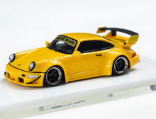 Load image into Gallery viewer, RW 1:64 Yellow RWB 964 Racing Sports Classic Model Diecast Resin Car New Collection
