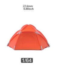 Load image into Gallery viewer, 1:64 Painted Figure Model Miniature Resin Diorama Sand Camping Tent Camp Toy
