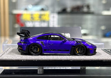 Load image into Gallery viewer, HH 1:64 Purple 992.1 GT3 RS Sports Model Diecast Resin Car New Collection
