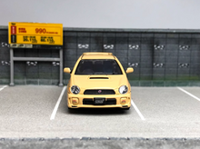 Load image into Gallery viewer, 1:64 Furuya HEC Yellow Impreza WRX STI VII 7 Wagon Model Diecast Metal Car

