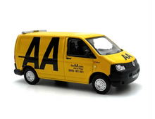 Load image into Gallery viewer, OXFORD 1:76 Yellow VW T5 AA Truck Delivery Van Sports Model Diecast Metal Car New
