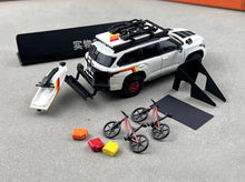 Load image into Gallery viewer, GCD 1:64 White Sequoia XK80 ORV Motorboat Bike Model Diecast Metal Car New Collection

