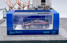 Load image into Gallery viewer, SH 1:64 JDM Skyline GTR R34 Purple Racing Sports Model Diecast Metal Car New
