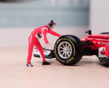Load image into Gallery viewer, 1:64 Painted Figure Model Miniature Resin Diorama Sand Formula 1 Racing Racer
