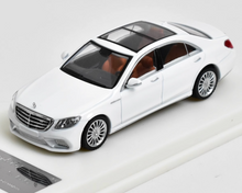 Load image into Gallery viewer, Fine 1:64 White S65 AMG W222 Sedan Sports Model Diecast Metal Car New Collection
