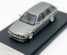 Load image into Gallery viewer, Mortal 1:64 Gray E34 Touring Wagon Sports Model Diecast Metal Car New Collection
