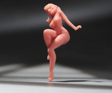 Load image into Gallery viewer, 1:64 Painted Unpainted Figure Model Miniature Resin Diorama Sand Hot Lady Black
