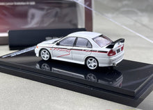 Load image into Gallery viewer, MH 1:64 White Lancer EVO IV GSR Sports Model Diecast Metal Car
