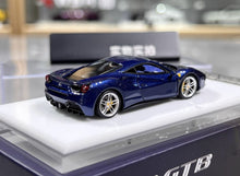 Load image into Gallery viewer, 1:64 CL Blue 488 GTB Hard Top Sports Model Diecast Resin Car New Collection
