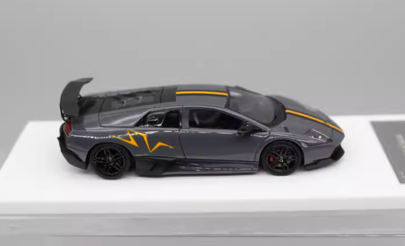 Cars Lounge 1:64 Grey Murcielago LP670-4 SV Sports Model