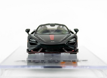 Load image into Gallery viewer, CM 1:64 Matte Black 765LT Racing Sports Model Diecast Metal Car New Collection
