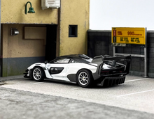 Load image into Gallery viewer, CM 1:64 White Senna GTR Racing Sports Model Diecast Metal Car New Collection
