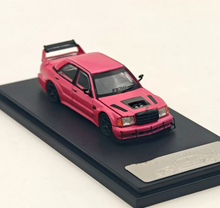 Load image into Gallery viewer, RM 1:64 Pink 190E W201 Sedan Widebody Sports Model Diecast Metal Car New Collection
